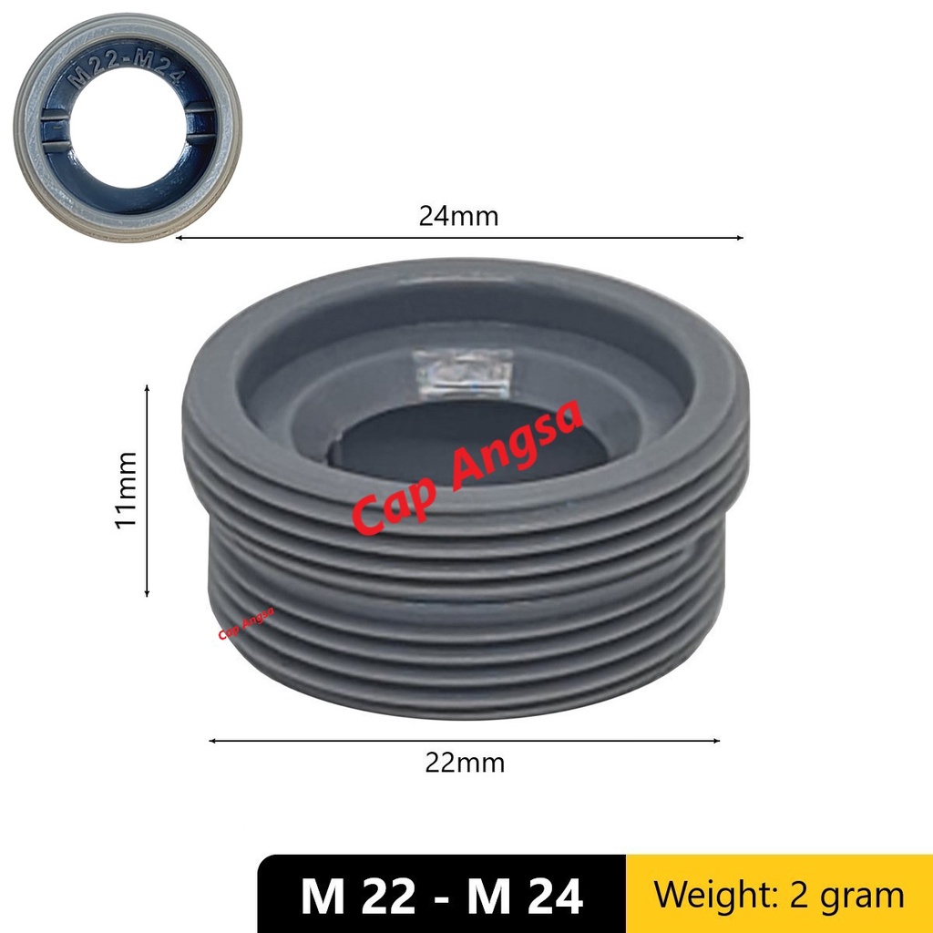 SAMBUNGAN KRAN ADAPTER DRAT DALAM SOK LUAR 5pcs KERAN SOKET KONEKTOR CONVERTER HOSE FILTER WASTAFEL 5 UKURAN