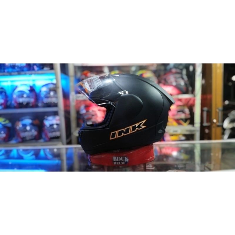 HELM INK CL-MAX SERI #7 BLACK/RED DOFF ORIGINAL 100% REAL PICT-5