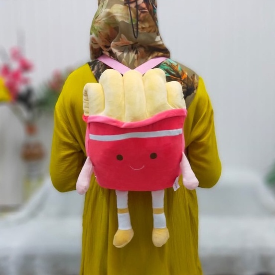 Tas Ransel Anak Fullbody Potato Burger pizza/Backpack/Tas sekolah anak