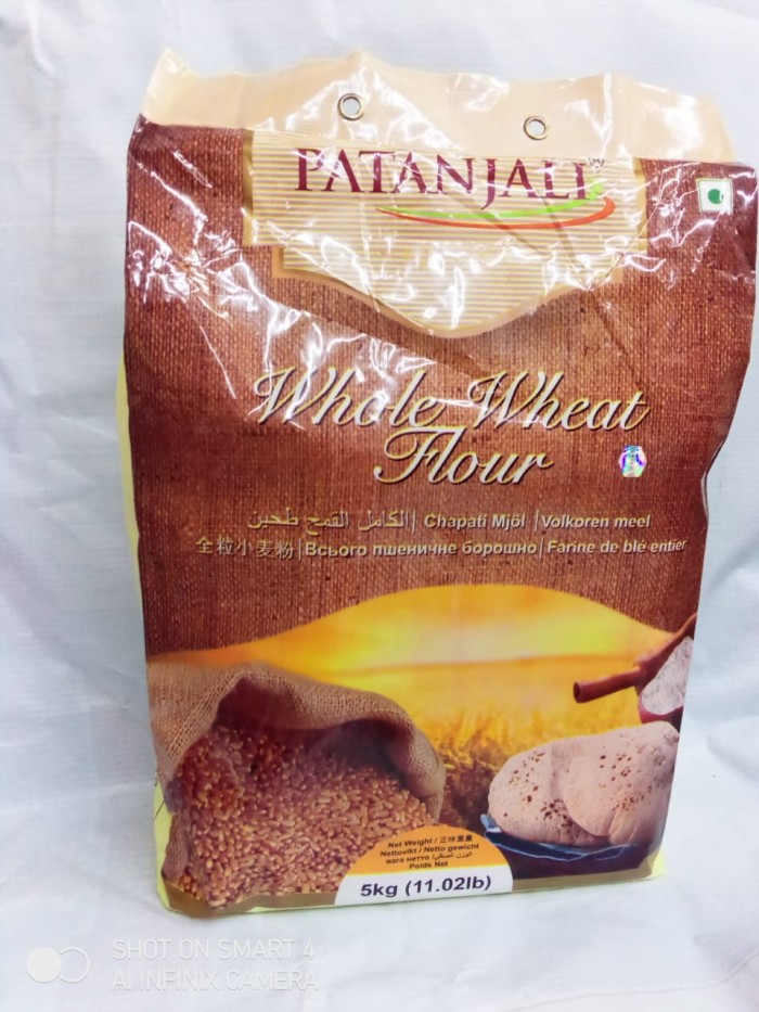 

PATANJALI WHOLE WHEAT FLOUR 5KG