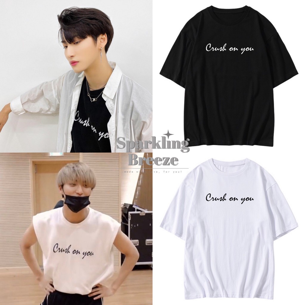 Ateez Seonghwa Crush On You T Shirt Shopee Indonesia