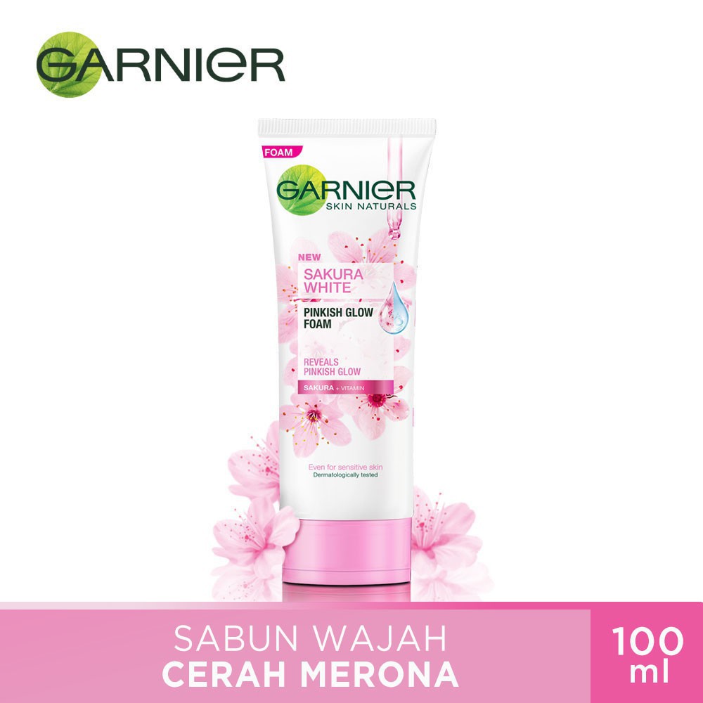 Garnier Sakura White Pinkish Radiance Foam