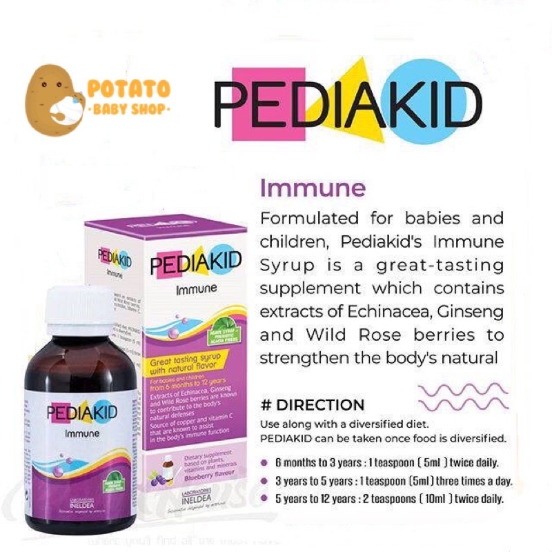 Pediakid Immune Booster - Vitamin Anak Syrup