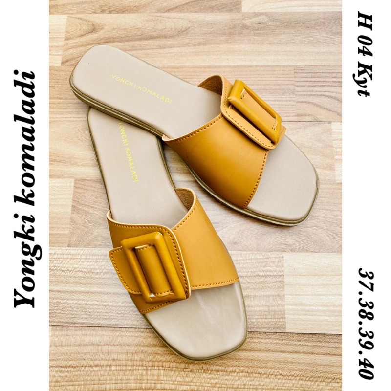 sandal slip kunyit hitam yongki H04