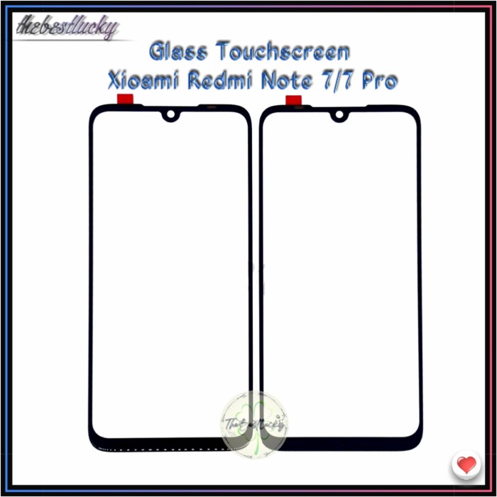 Glass Kaca Lcd Kaca Touchscreen Xiaomi Redmi Note 7 - Note 7 pro ORI