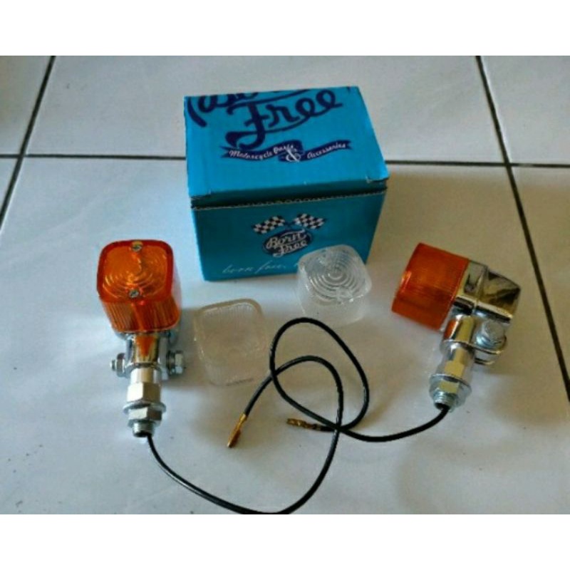 Sen Sein reteng palu kotak import kotak reting sein bornfree crome custom cb100 gl100 gl pro mp