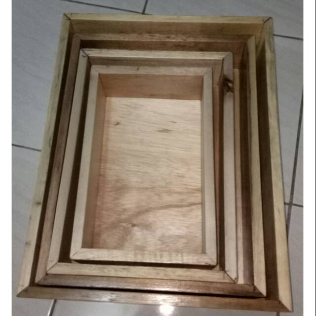 Kotak kayu / Kotak kayu seserahan paketan