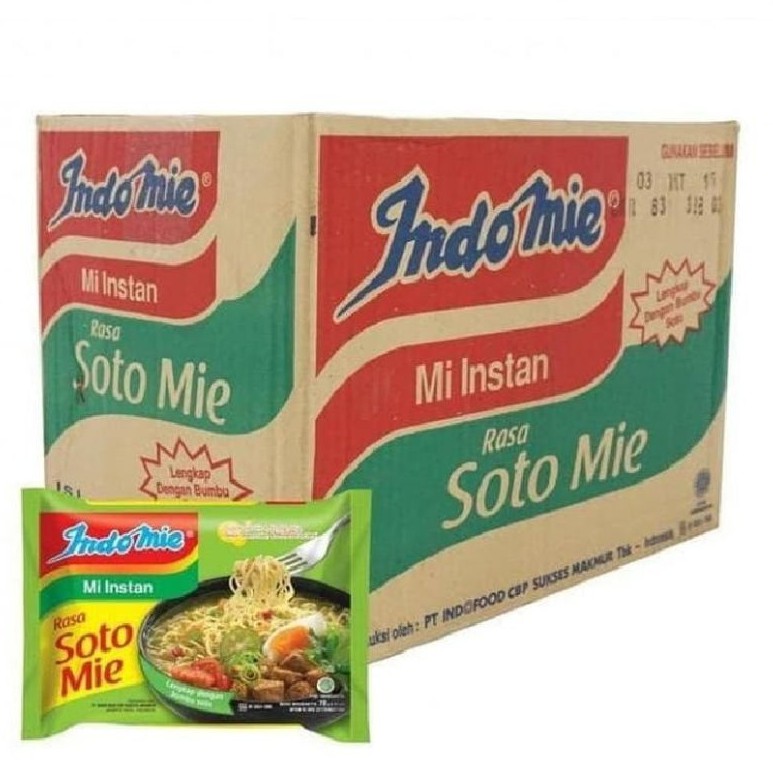 

Indomie soto /40 pcs / 1 dus