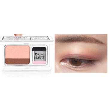 DNM MINI EYE MAGAZINE EYESHADOW WATERPROOF - eyeshadow murah +aplikator / DNM Lazy Dua Warna Gradien