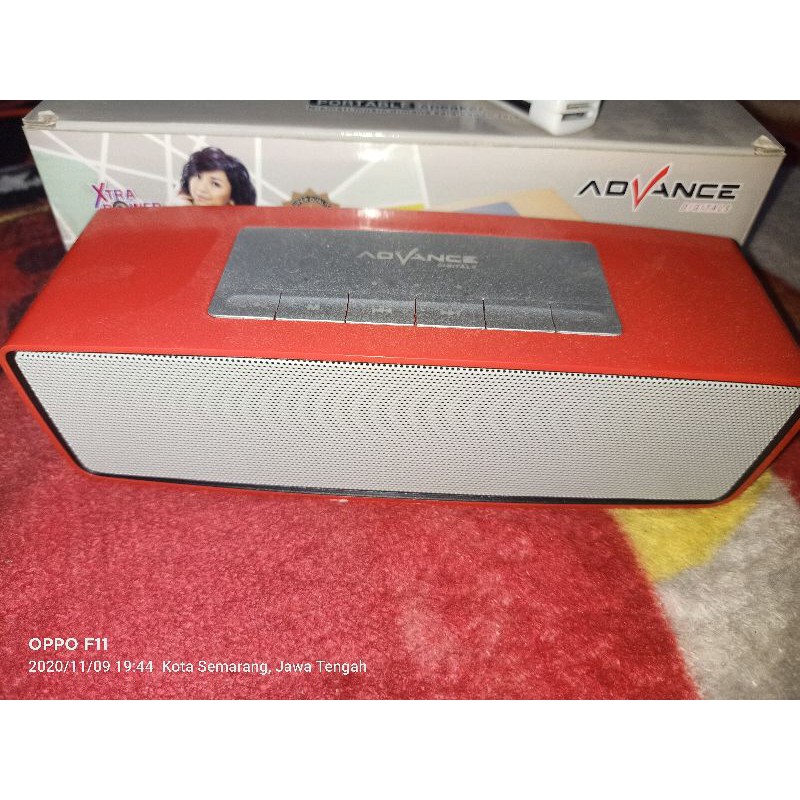 speaker bluetooth advance ES040B + memori berisi lagu