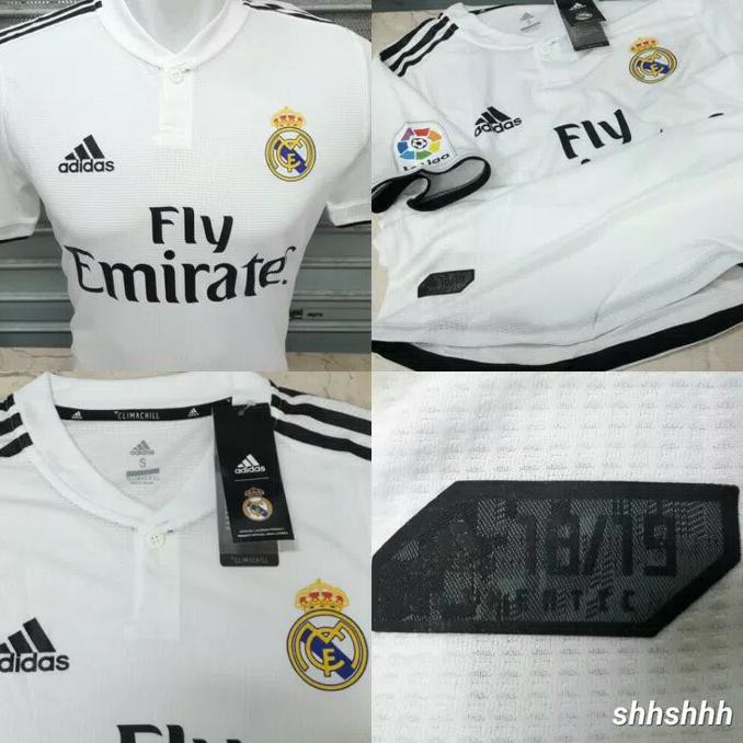 Climachill Adizero Jersey Baju Kaos Promo Madrid Home 18/19 Grade Ori