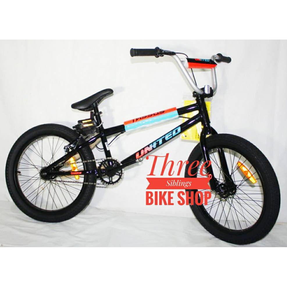 SEPEDA FREESTYLE BMX UNITED TASSOS 20 INCH WARNA BLACK