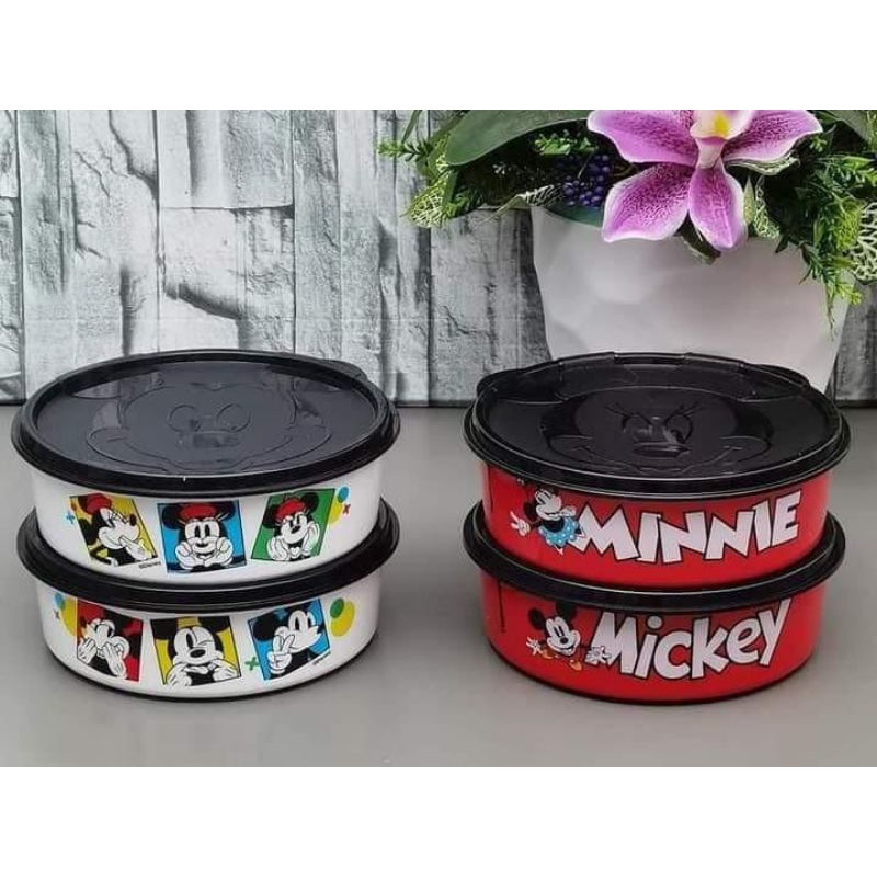 Mickey Minnie Bowl 2 pcs Tupperware