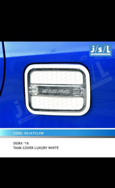 Tank cover mobil calya/ sigra luxury putih jsl