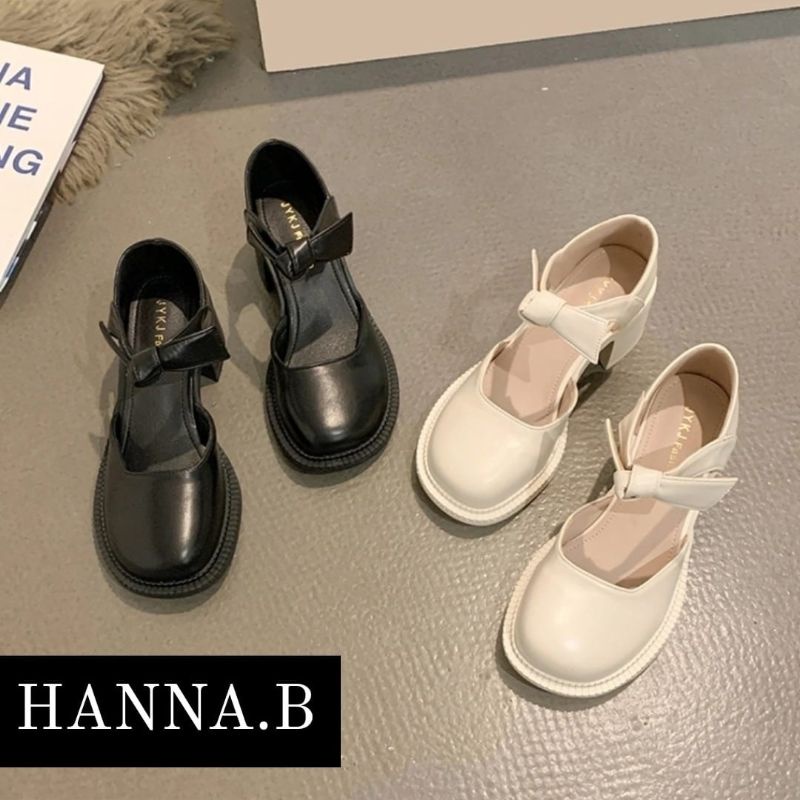 [Hanna.Bla] Hyeri Shoes/ Sepatu Lolita/ Sepatu High Mary Jane/ Docmart Shoes