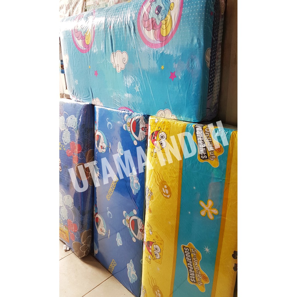 Kasur Lipat Lantai Dacron ukuran 120x200x5  cm