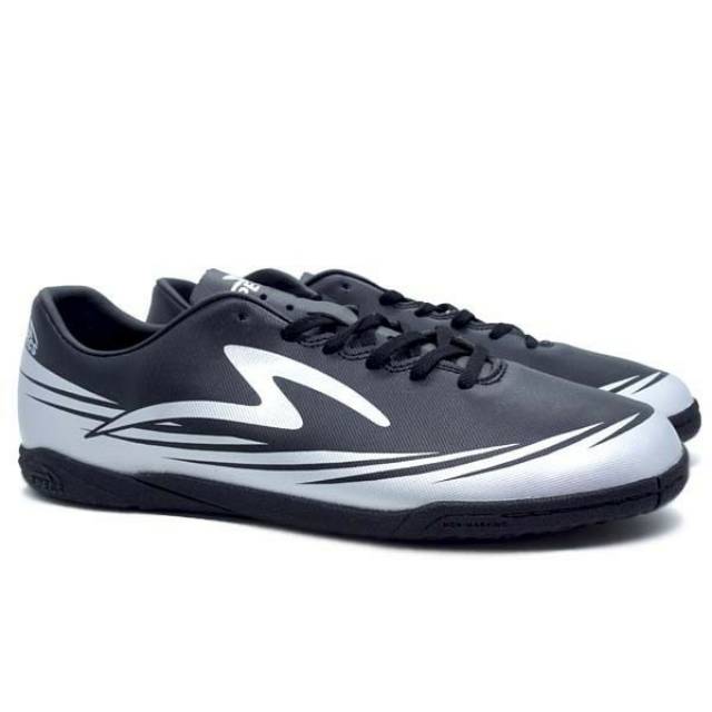Sepatu Futsal Specs Sparta In - Black/Silver/Red