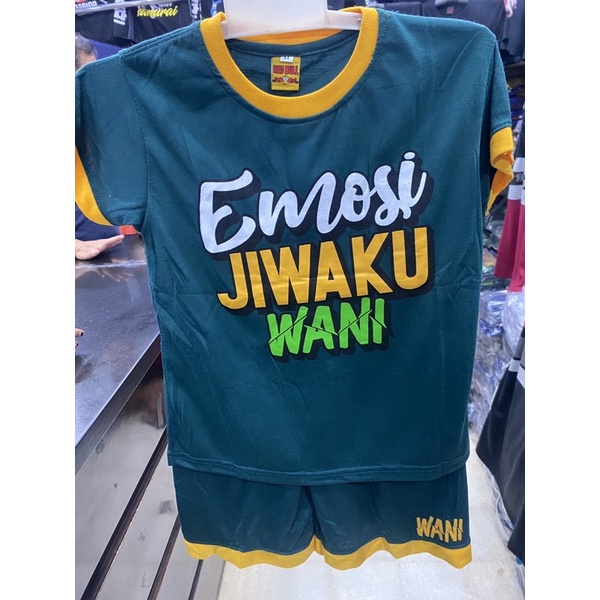 SETELAN KAOS ANAK BONEK PERSEBAYA KIDS BAJU BONCIL WANI