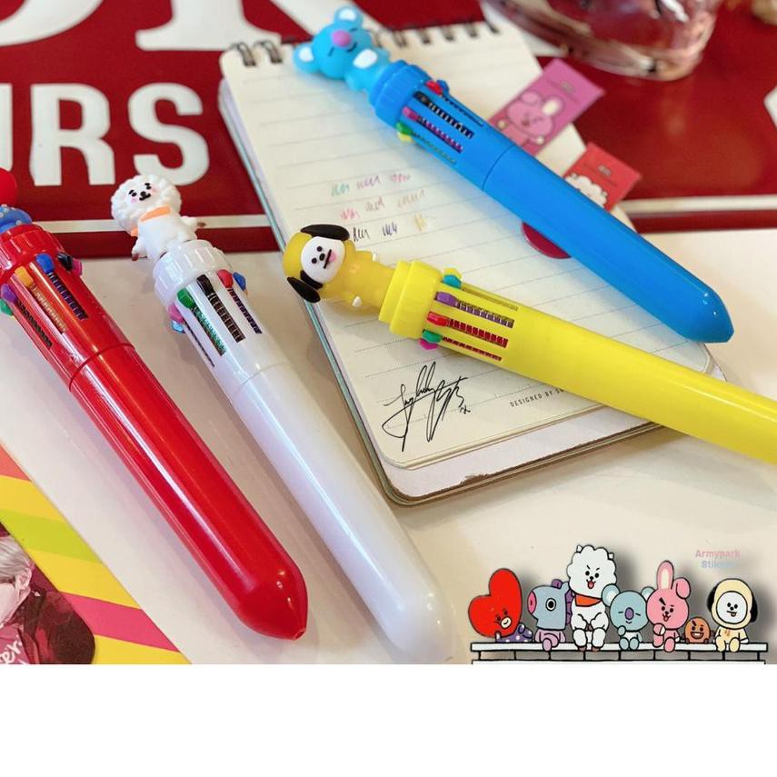 

Diskon BERKATTOSERBA ORIGINAL PULPEN KPOP BTS BT21 Pena Multi Color Warna Warni Pena ✧♗✵