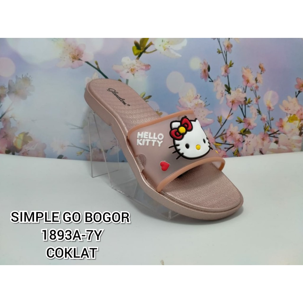 SANDAL IMPORT MODEL FLAT WANITA KASUAL NYAMAN DAN MODIS GLANZTON 1893A-7Y 37-41