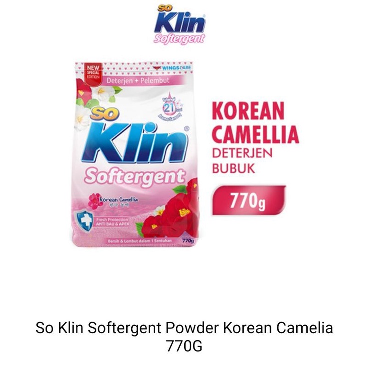 soklin detergent bubuk 770 gr