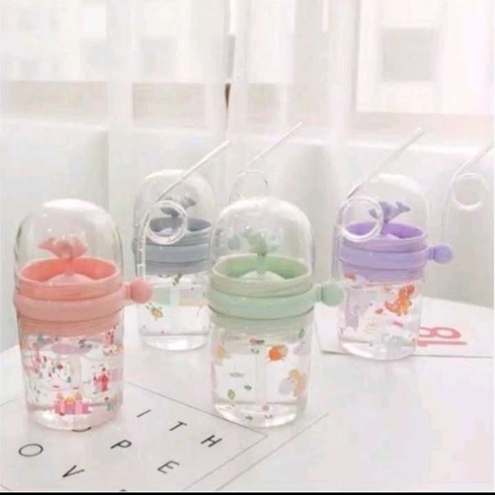 (RS)BOTOL MINUM 250ML ANAK UNIK AIR MANCUR LUMBA LUMBA KARAKTER HEWAN BINATANG BOTTLE