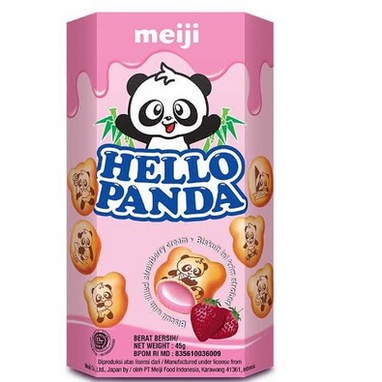 

Hello Panda Meiji Strawberry 45 Gr