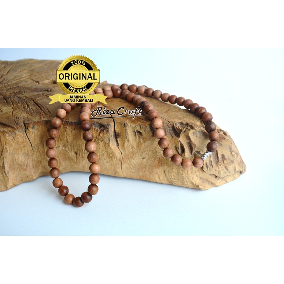 Kalung Pria Wanita Kayu Stigi Asli Kualitas Super Terbaik