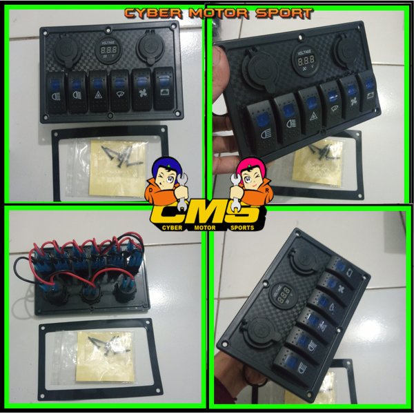 Ori Saklar mobil universal.12v 24v paket Saklar lampu . saklar foglamp