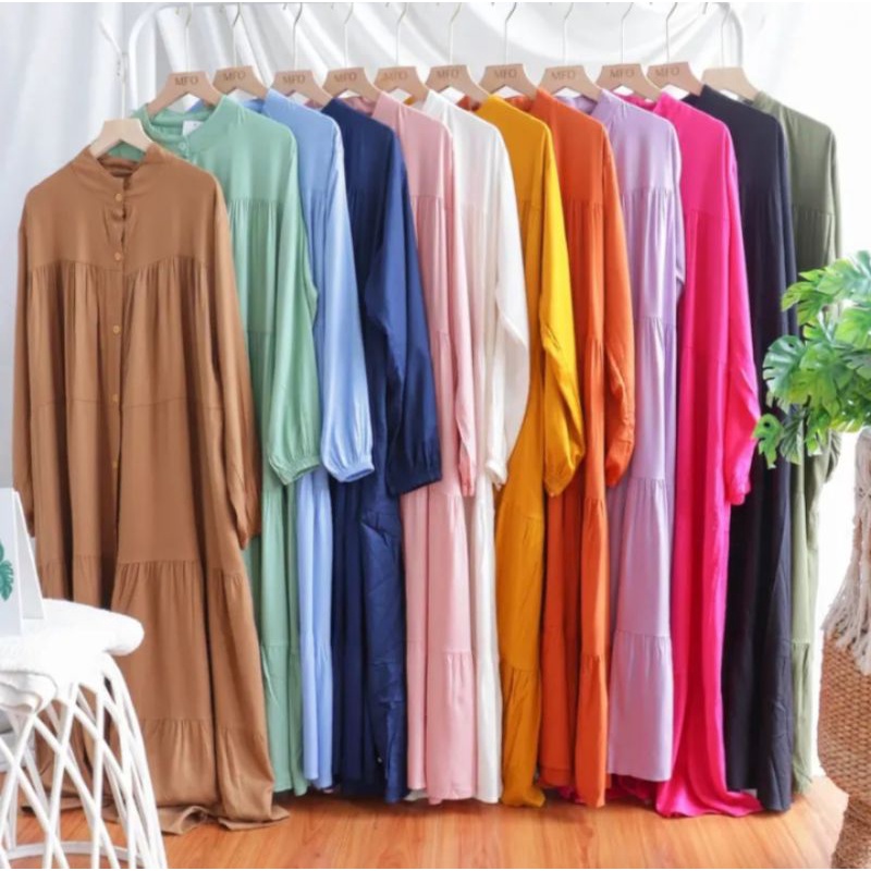 MIDI dress twill premium by MIB