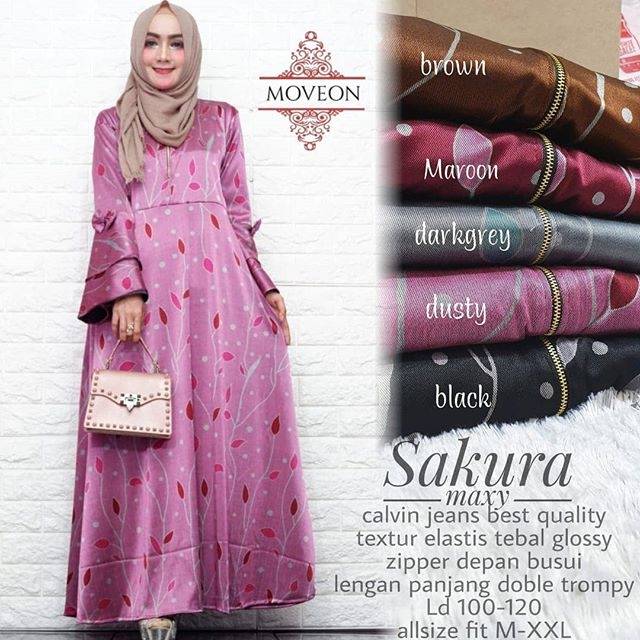 Gamis maxy sakura calvin jeans