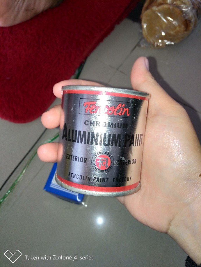 Cat Fencolin Alumunium | Silver | Perak 0.1 L