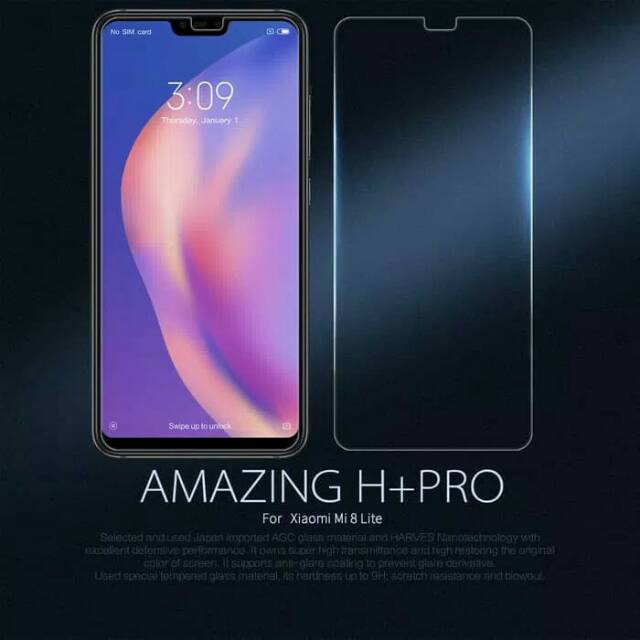 Nillkin Tempered Glass (H+ Pro)- Xiaomi mi 8/ Mi 8 SE/ Mi 8 Lite/ Mi 8 Youth/ Mi 8 Explorer/ Mi8 Pro