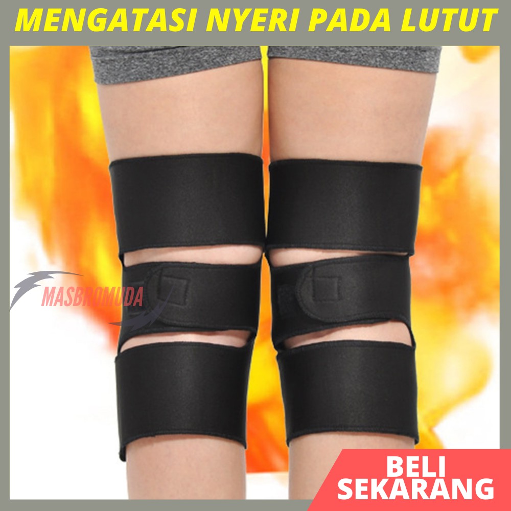 Deker Lutut Alat Terapi Lutut Magnetik Sabuk Terapi Sendi Pemanas Nyeri Lutut Dengkul Kaki 001