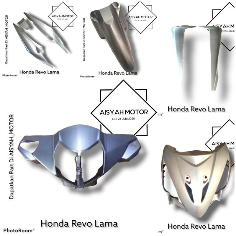 Full Bodi Honda Revo Lama Warna Silver Tahun 2008