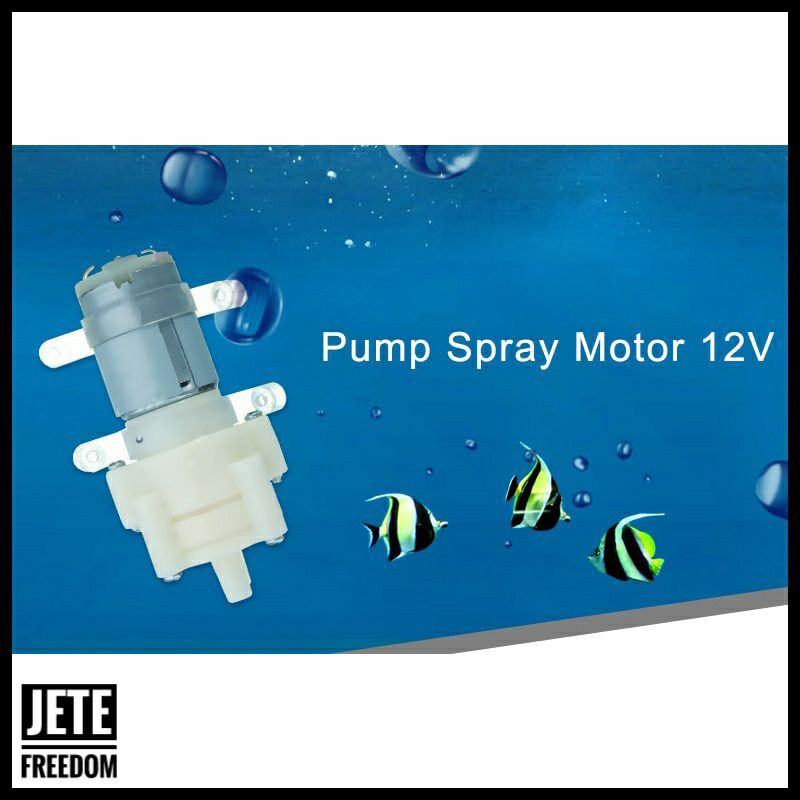 Pompa Air Elektrik DC Mini Micro Water Pump 12V Semprot Cuci Mobil Motor Akuarium Steam Jet Cleaner