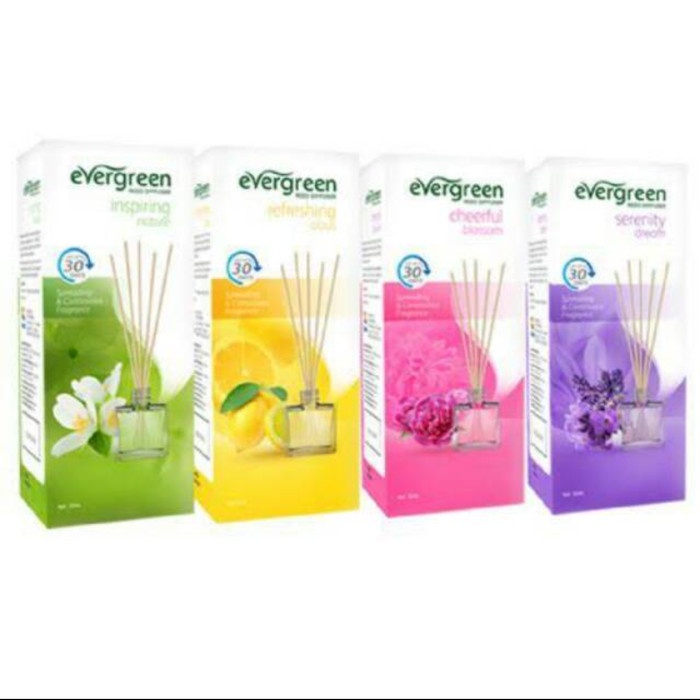 Evergreen Reed Diffuser - Pengharum Ruangan (Refill/Set)