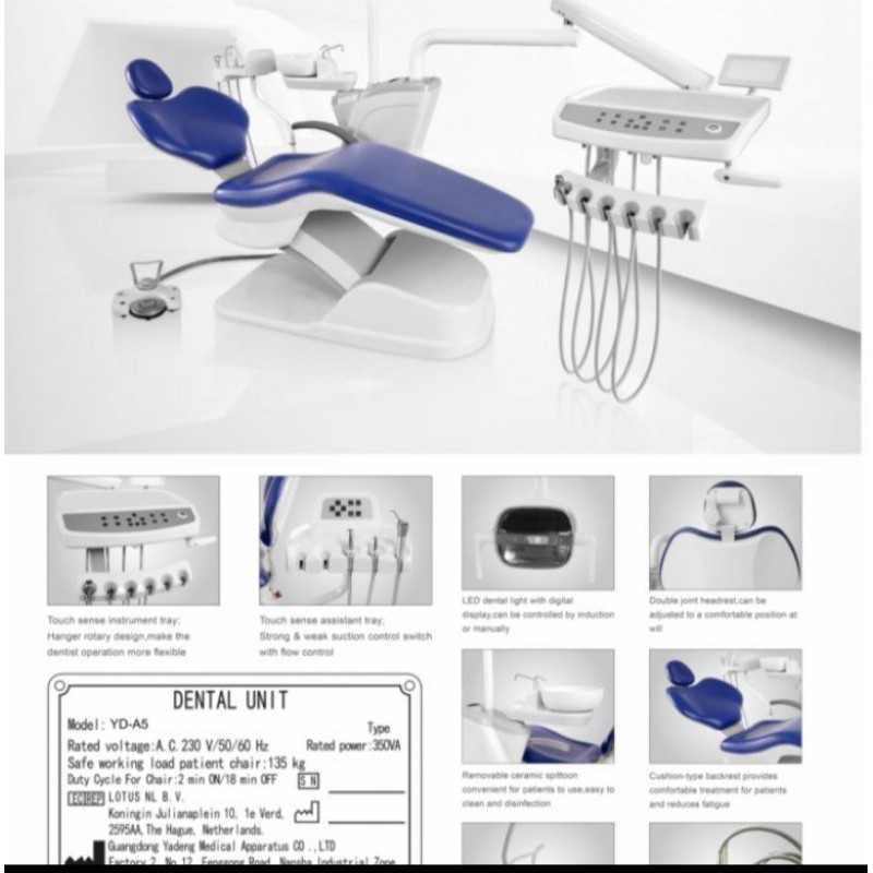 dental unit Yadeng A5/dental chair/kursi dokter gigi