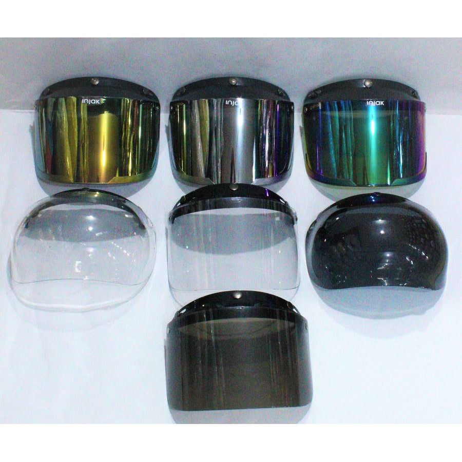 Kaca Helm Bogo Flat Datar Kaca Cembung Kaca Datar Iridium Hanya Kaca BUJANGAN HELM2287