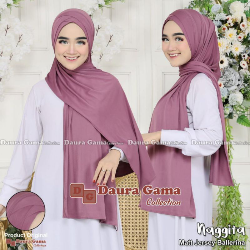 ORI DAURA HIJAB KHIMAR NAGITA PASTAN SILANG PREMIUM PASMINA INSTAN ORIGINAL DAURAGAMA DAURA GAMA JIL