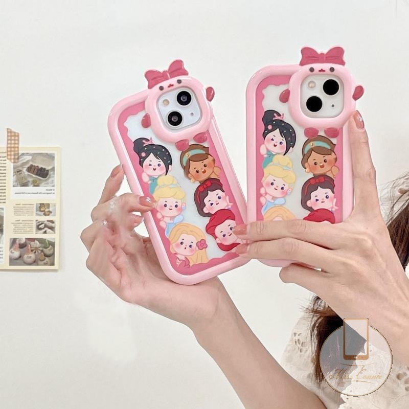 Soft Case TPU Motif Kartun Disney Princess Untuk iPhone 11 Pro MAX 6 6S Plus 8Plus 7Plus XR 14 13 12 Pro MAX X XS MAX SE 2020