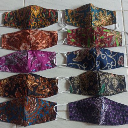 masker batik 3ply / 3 lapis random harga termurah