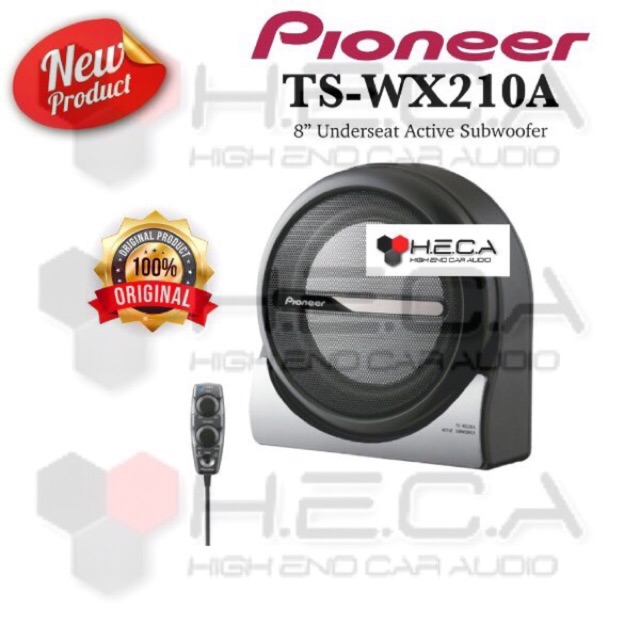 Pioneer TS-WX210A Subwoofer Aktif Active Mobil 8-inch Underseat Sub Bass Kolong