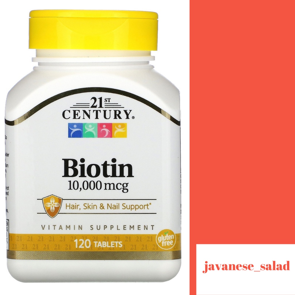 21st Century, Biotin, 10000 mcg, 120 Tablets