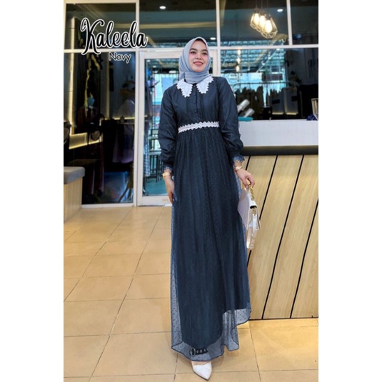 KALEELA Gamis pesta muslimah