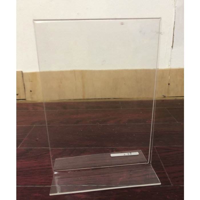 

Jualan Akrilik Tent Holder / Akrilik Tent Card A6T Bergaransi
