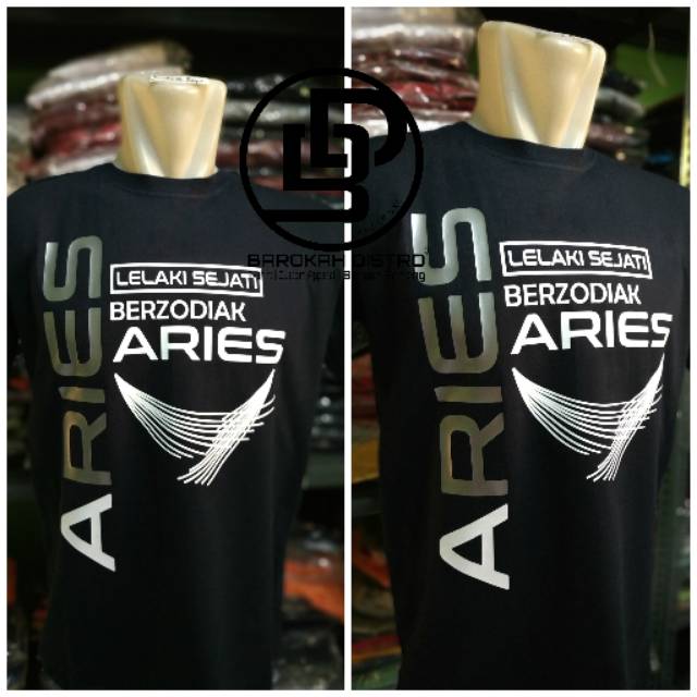 Kaos baju tshirt LELAKI SEJATI BERZODIAK ARIES - bisa request zodiak