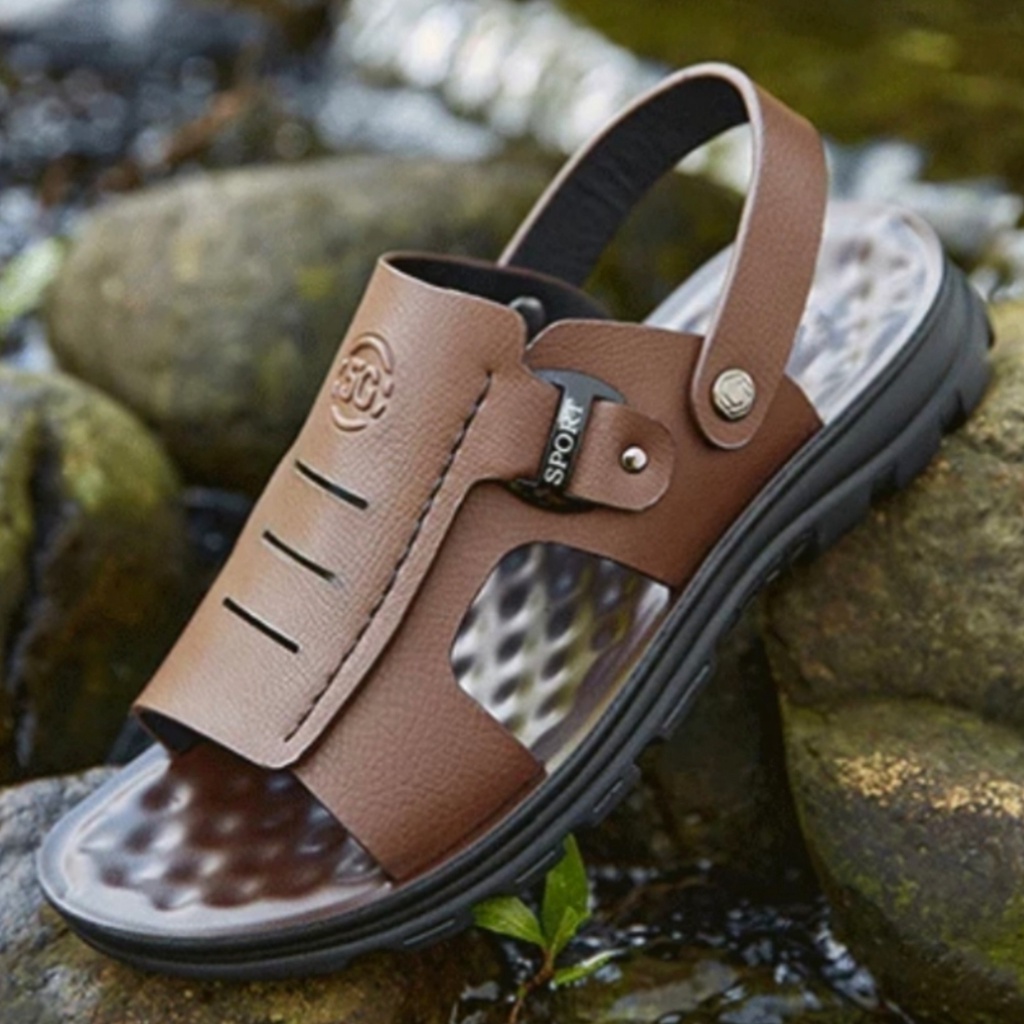 LUTTON - sandal pria casual - SANDAL PRIA LT 400