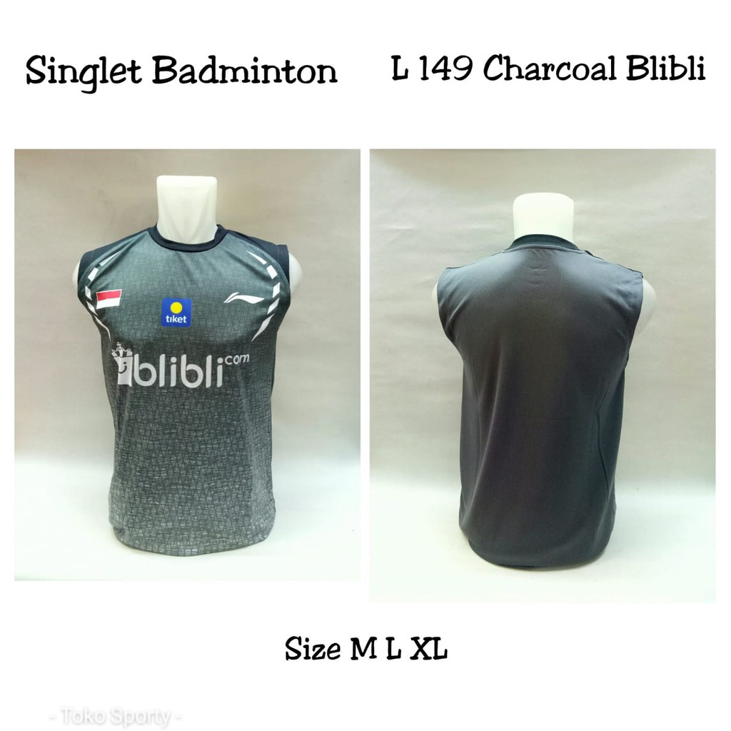 Singlet Badminton / Atasan Singlet Badminton / Kaos Singlet Badminton / Singlet Badminton premium