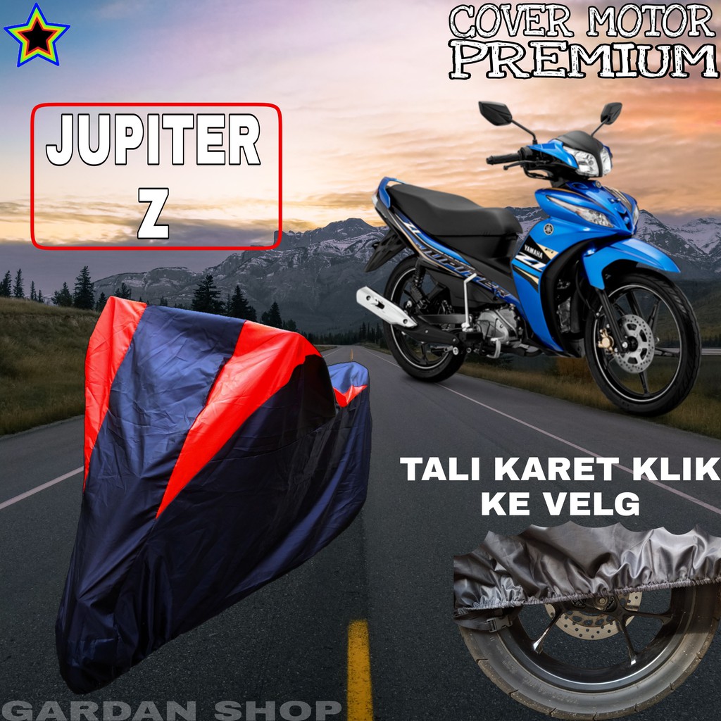 Sarung Motor JUPITER Z Hitam MERAH Body Cover Penutup Pelindung Motor Jupiter PREMIUM